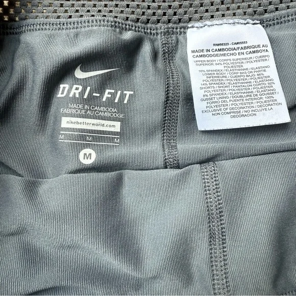 Nike Womens Premier Maria Sharapova Tennis Pickleball Skort Silver Gray - Med - Picture 2 of 6